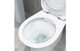 Petrovac Rimless Close Coupled Open Back WC Toilet & Soft Close Seat  Junction 2 Interiors Bathrooms