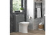 Petrovac Rimless Back To Wall WC Toilet & Soft Close Seat  Junction 2 Interiors Bathrooms