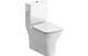 Sylva Short Projection Close Coupled Fully Shrouded WC Toilet & Slim Soft Close Seat  Junction 2 Interiors Bathrooms