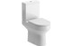 Ilana Close Coupled Open Back Comfort Height WC Toilet & Soft Close Seat  Junction 2 Interiors Bathrooms