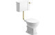 Piva Low Level WC Toilet w/Brushed Brass Finish & Soft Close Seat  Junction 2 Interiors Bathrooms