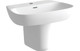 Aydin 600x400mm 1 Tap Hole Basin & Semi Pedestal  Junction 2 Interiors Bathrooms