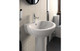 Modica 535x490mm 1 Tap Hole Basin & Full Pedestal  Junction 2 Interiors Bathrooms