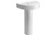 Bronte 555x430mm 1 Tap Hole Basin & Full Pedestal  Junction 2 Interiors Bathrooms