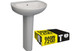 Artvin 573x460mm 1 Tap Hole Basin & Full Pedestal  Junction 2 Interiors Bathrooms