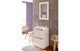 Bwindi 615mm 2 Drawer Floor Standing Bathroom Vanity Basin Unit Includes Basin - White Gloss  Junction 2 Interiors Bathrooms