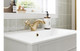 Bliss 605mm Wall Hung Bathroom Vanity Basin Unit & Basin - Satin White Ash  Junction 2 Interiors Bathrooms