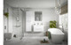 Statt 610mm 2 Drawer Floor Unit & Basin - White Gloss  Junction 2 Interiors Bathrooms