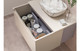 Petra 815mm Wall Hung 1 Drawer Bathroom Vanity Basin Unit & Basin - Matt Cotton  Junction 2 Interiors Bathrooms