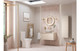 Petra 815mm Wall Hung 1 Drawer Bathroom Vanity Basin Unit & Basin - Matt Cotton  Junction 2 Interiors Bathrooms