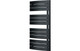 J2 Bathrooms Glen Curved Panel Bathroom Ladder Radiator (550x1080x49mm) - Anthracite JTWO102999 