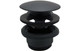  Vema Unslotted Push Button Waste - Matt Black DITW0052 