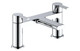 J2 Bathrooms Helvellyn Bath Filler - Chrome JTWO108092 