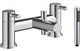 J2 Bathrooms Hannoki Bath Shower Mixer & Bracket - Chrome JTWO105771 