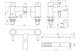 J2 Bathrooms Hannoki Bath Shower Mixer & Bracket - Chrome JTWO105771 