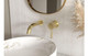 J2 Bathrooms Kuang Basin Mixer & Waste - Brushed Brass JTWO105801 