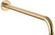 J2 Bathrooms 320mm Round Shower Arm - Brushed Brass JTWO106553 