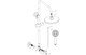 J2 Bathrooms Round Shower Kit with Overhead & Handset JTWO105588 