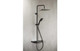  Vema Thermostatic Shower Exposed Shower Column with Fixed Head  Riser  Shelf & Foot Wash - Black DICM0462_J2 