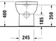  Duravit No. 1 Toilet-Set, Floor Mount 21820900002 