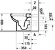  Duravit No. 1 Toilet-Set, Floor Mount 21820900002 