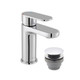  VADO Metiz Mono Basin Mixer + Push Basin Waste AX-MET-100/CC-CP 