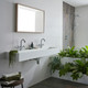  VADO Elements Mono Basin Mixer Deck Mounted Smooth Bodied, cross handles ELW-100F/CC-C/P 