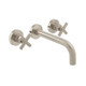  VADO Elements 3 Hole Basin Mixer With 200mm Spout Wall Mounted ELW-109FLA-C/P 