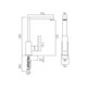  VADO Notion Mono Sink Mixer Single Lever NOT-150S-C/P 