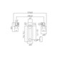  VADO Zoo 3 Hole Basin Mixer Wall Mounted ZOO-109-C/P 