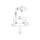  VADO Celsius Exposed Thermo Bath Shower Mixer Pillar Mounted CEL-131T-C/P 