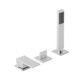  VADO Notion 3 Hole Bath Shower Mixer Single Lever Deck Mounted NOT-232NS-CP 