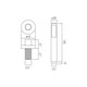  VADO Zoo Single Function Deck Mounted Shower Kit ZOO-DECKKIT-C/P 