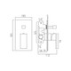  VADO Notion Concealed Single Lever Manual Valve & Diverter NOT-147A-C/P 