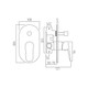  VADO Photon Concealed Single Lever Manual Valve & Diverter PHO-147A-C/P 