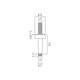  VADO Elements Fixed Head Ceiling Mounting Arm 100mm IND-CMA/RO/4IN-BRN 