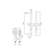 VADO Aquablade Slide Rail Shower Kit - 805mm slide rail AQB-SFSRK/RO-C/P 
