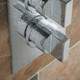  VADO Notion 1 Outlet 2 Handle Concealed Thermostatic Shower Valve NOT-148D-C/P 