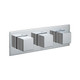  VADO Tablet Notion Horizontal Concealed Valve -  Wall Mounted TAB-128/2-H-NOT-CP 