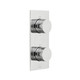  VADO Omika 2 Outlet 2 Handle Vertical Tablet Thermostatic Valve TAB-148/2-OMI-C/P 