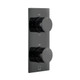  VADO Omika 2 Outlet 2 Handle Vertical Tablet Thermostatic Valve TAB-148/2-OMI-C/P 