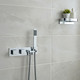  VADO Tablet Notion 2 Outlet 2 Handle Concealed Thermostatic Valve TAB-148/2WO-NOT-CP 
