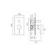  VADO Edit Concealed Single Lever Manual Shower Valve - Wall Mount IND-EDI147A-BLK 