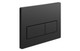 J2 Bathrooms Rectangle Push Button Flushplate - Black JTWO109026 