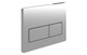 J2 Bathrooms Rectangle Push Button Flushplate - Chrome JTWO109027 