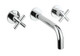 Crosswater MPRO Crosshead Basin 3 Hole Set Chrome