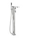  Crosswater Wisp Thermo Bath Shower Mixer Floor Standing with Kit Chrome WP418TFC 