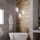 HIB Bathroom Rise Pendant Light W120 x H1268mm  Junction 2 Interiors Bathrooms