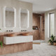 HIB Bathroom Fold 50 Mirror  Junction 2 Interiors Bathrooms