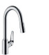 hansgrohe Focus M42 Single Lever Kitchen Mixer 220 Pull-Out Spray 2 Jet  Junction 2 Interiors Bathrooms